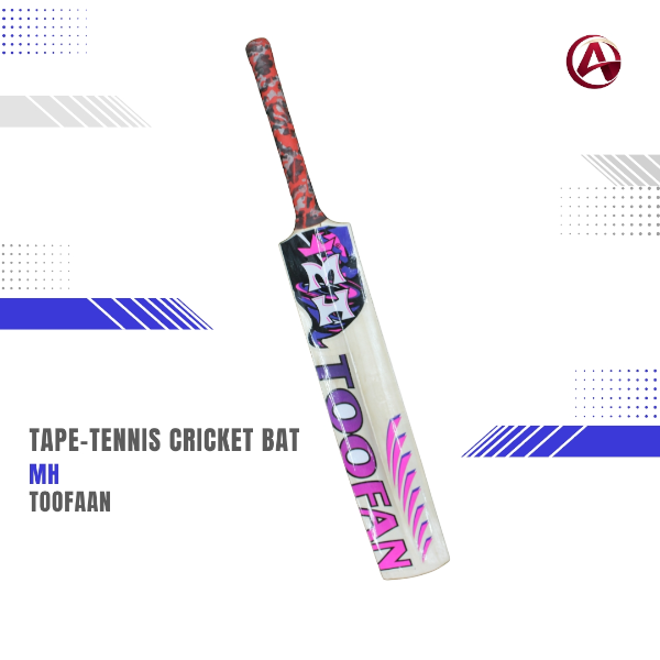 MH Toofan Tape-Tennis Cricket Bat | Wooden Bat for Tape-Tennis Cricket
