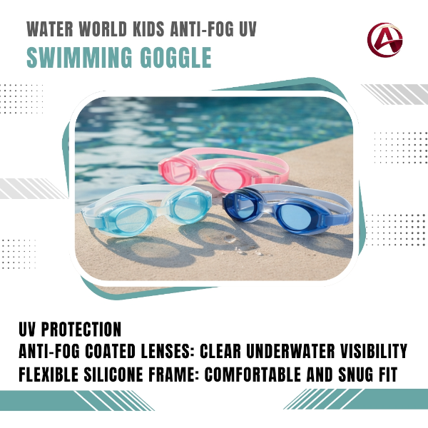Water World Kids Anti-Fog UV Swimming Goggle