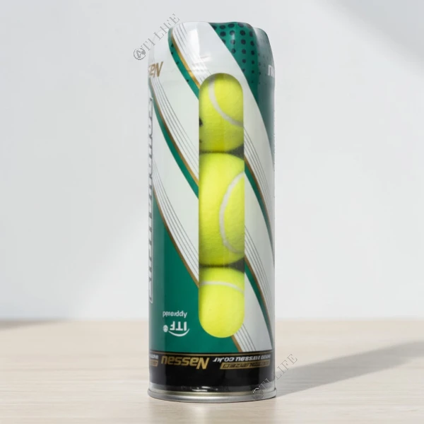 Nassau Tournament Tennis Balls | ITF Approved All Court Pressurized Tennis Balls (Dozen Pack)