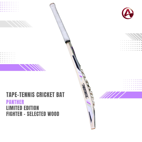 Panther Fighter Limited Edition Tape-Tennis Cricket Bat | Hand Crafted Wooden Bat