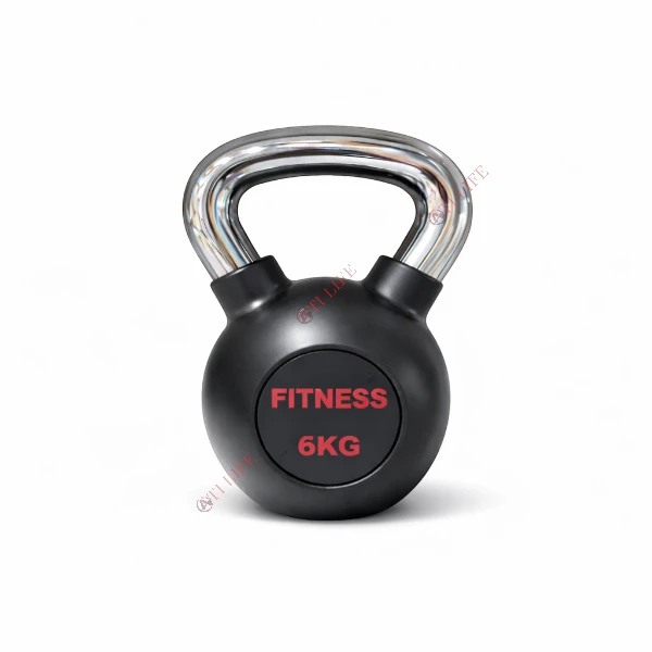Cast Iron Kettlebell with Chrome Handle | Functional Training Kettlebell