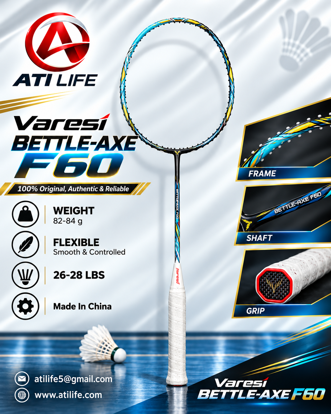 Maxbolt Raptor 9 Badminton Racket