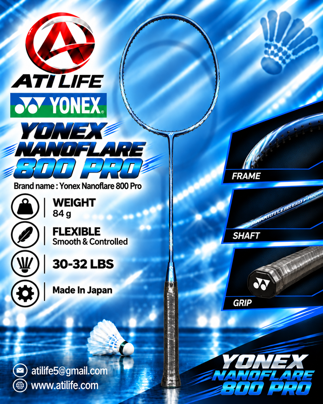 Yonex Nanoflare 800 Pro 