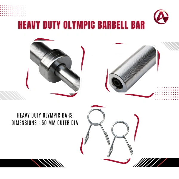 Olympic Rods – Chrome Polished Heavy Duty Weightlifting Bars