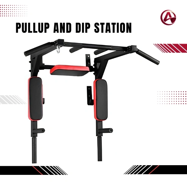 Pull-Up and Dip Station – Steel Bodyweight Training Station for Home Gym